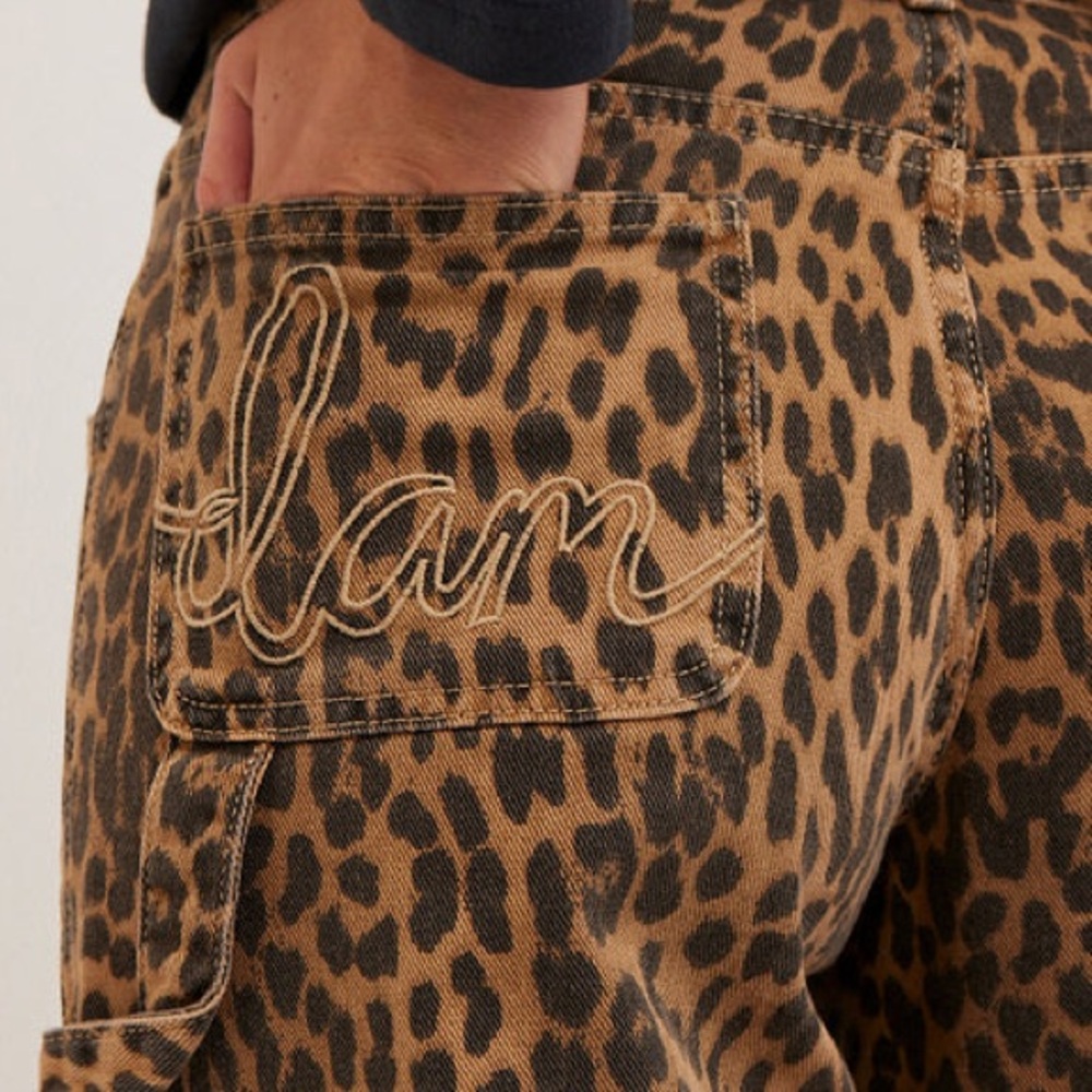 Damson Madder Cargo Jeans Leopard UK 8 / US 4 - Picture 8 of 16
